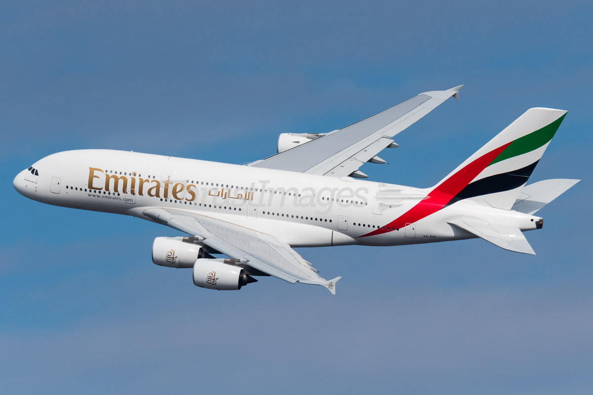 A6-EVI Departing JFK RWY 31L